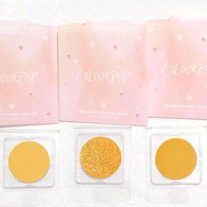 ColourPop Pressed Powder Eyeshadow Single Lot Set Matte Metallic Warm